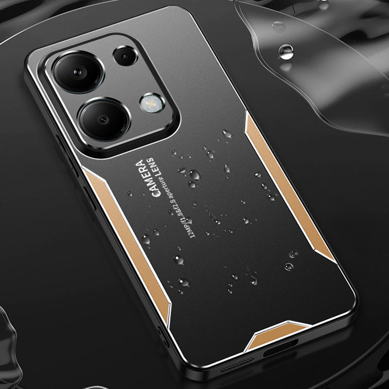For Xiaomi Redmi Note 13 Pro 4G / Poco M6 Pro 4G Case Drop-Proof Aluminum Alloy+TPU+PC Phone Cover For Xiaomi Redmi Note 13 Pro 4G / Poco M6 Pro 4G Case Drop-Proof Aluminum Alloy+TPU+PC Phone Cover